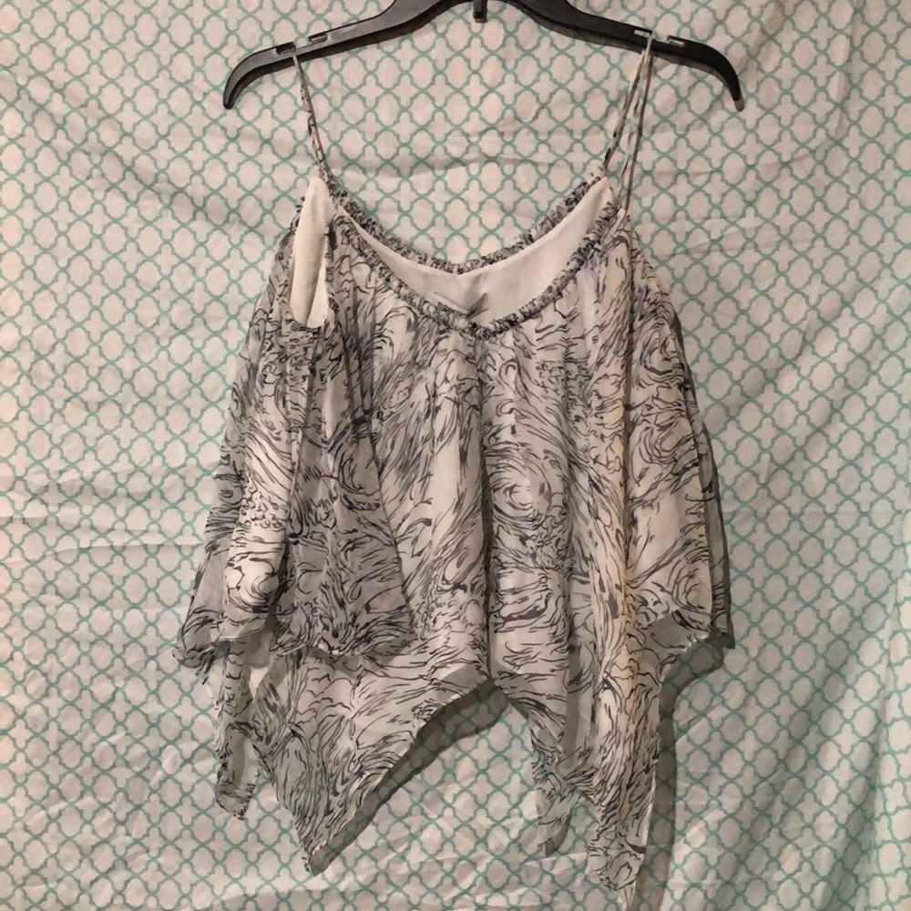 [Elizabeth And James] Silk Wind Veronique Top Nwt